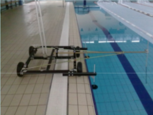 cart for underwater video recordings